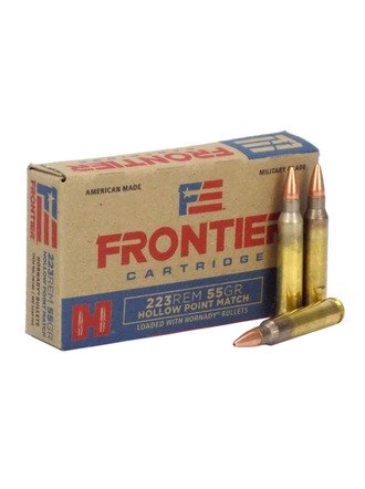 Набої Hornady Frontier кал. 5.56/45 (.223 Rem) куля SP Match
