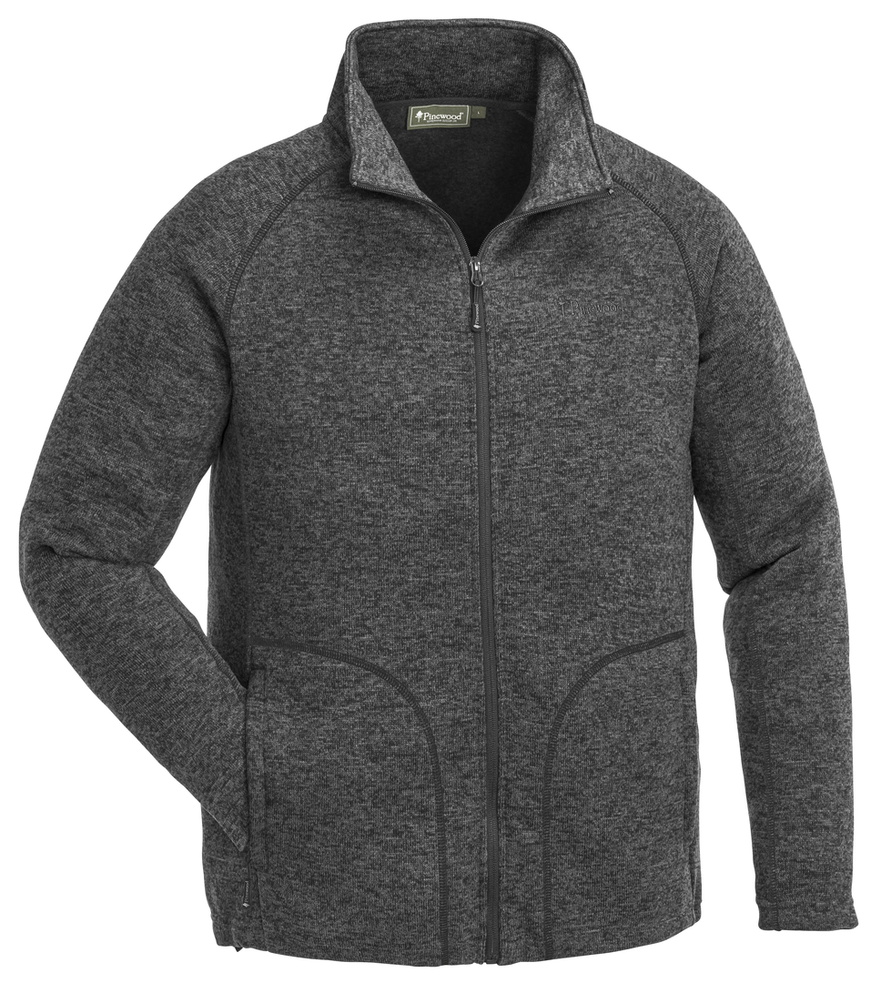 Куртка Pinewood GABRIEL KNITTED JACKET Dark Anthracite Melange 