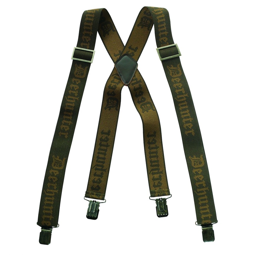 Підтяжки DEERHUNTER Logo Braces w. Clips 376 Art Green - 120 CM 