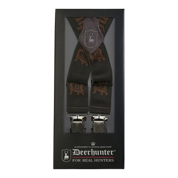 Підтяжки DEERHUNTER Logo Braces w. Clips 376 Art Green - 120 CM 