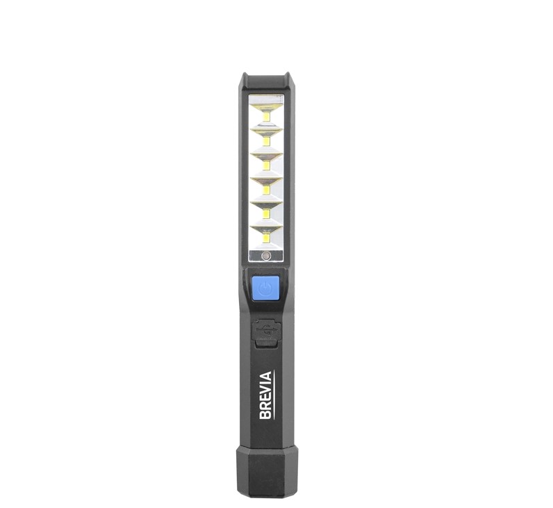 Ліхтар Brevia LED Pen Light 6SMD+1W LED 150lm 900mAh microUSB. Фото 3