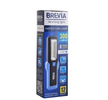 Ліхтар Brevia LED 8SMD + 1W LED 300lm, 3xAA