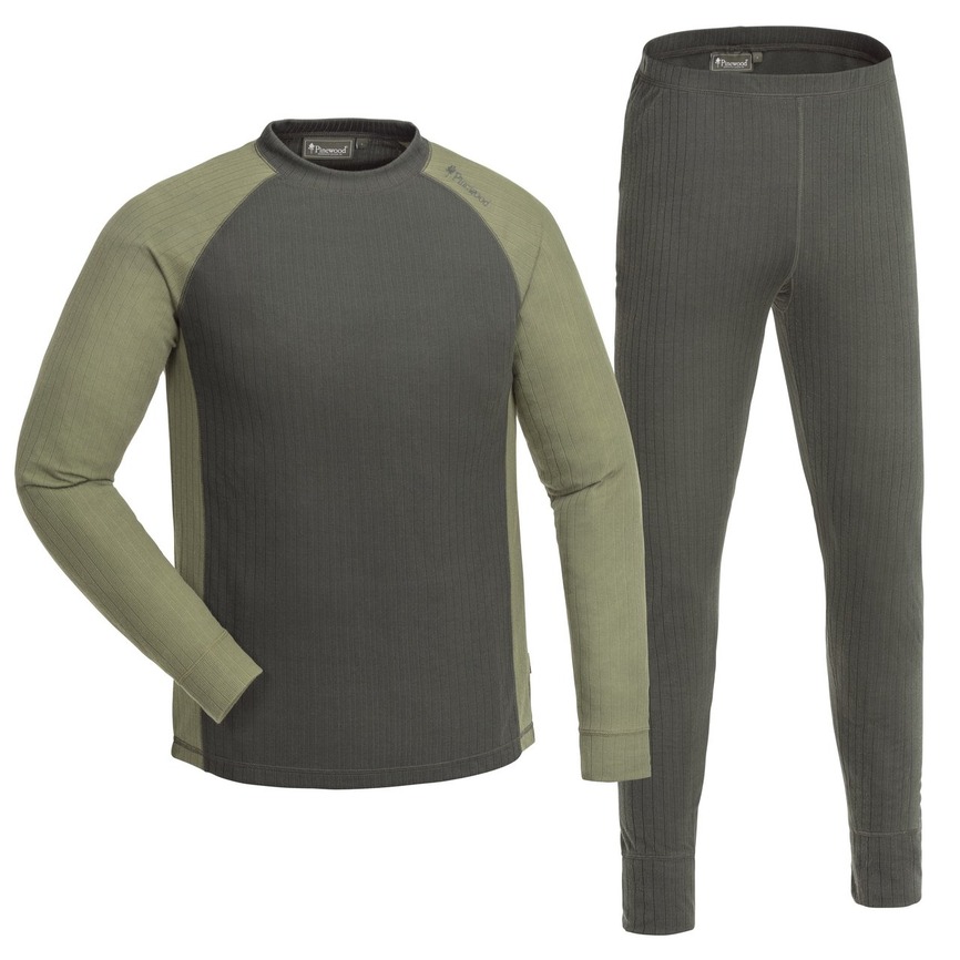 Комплект термобілизни Pinewood Finnveden BASE LAYER M D.Green/Leaf 
