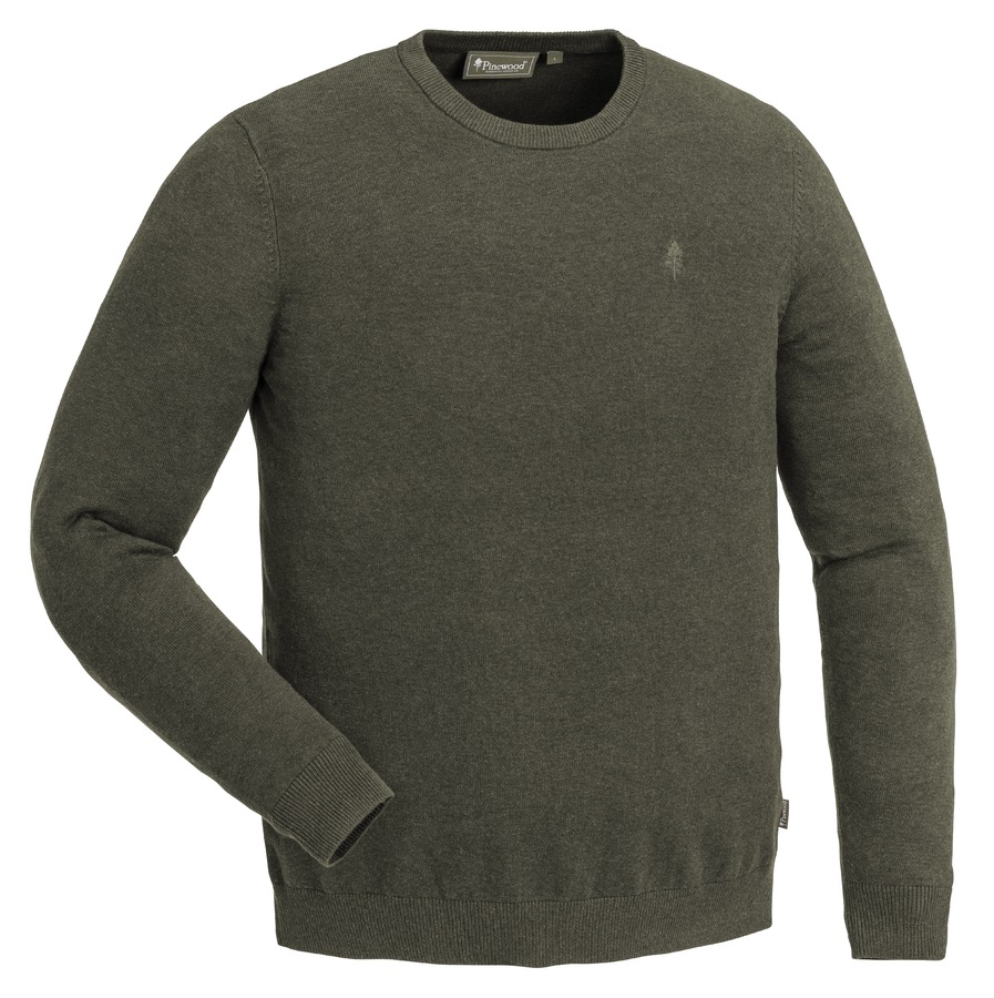 Светр Pinewood Värnamo Crewneck Knit  Sweater Green Mel 