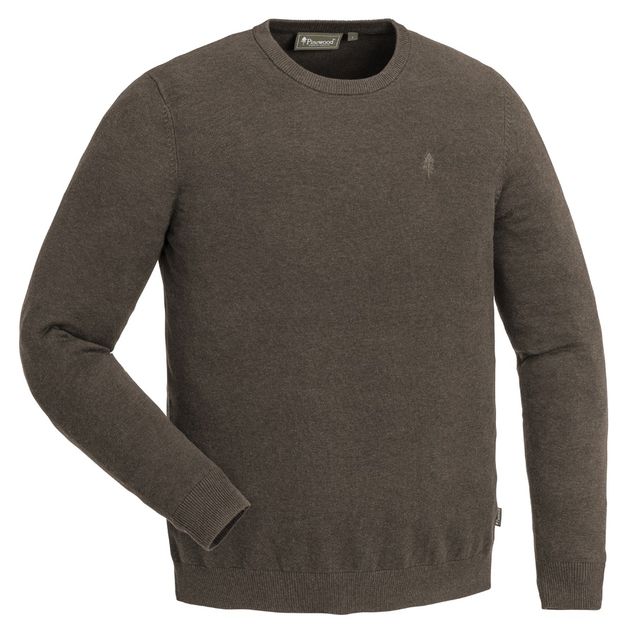Светр Pinewood Värnamo Crewneck Knit  Sweater Brown Mel 