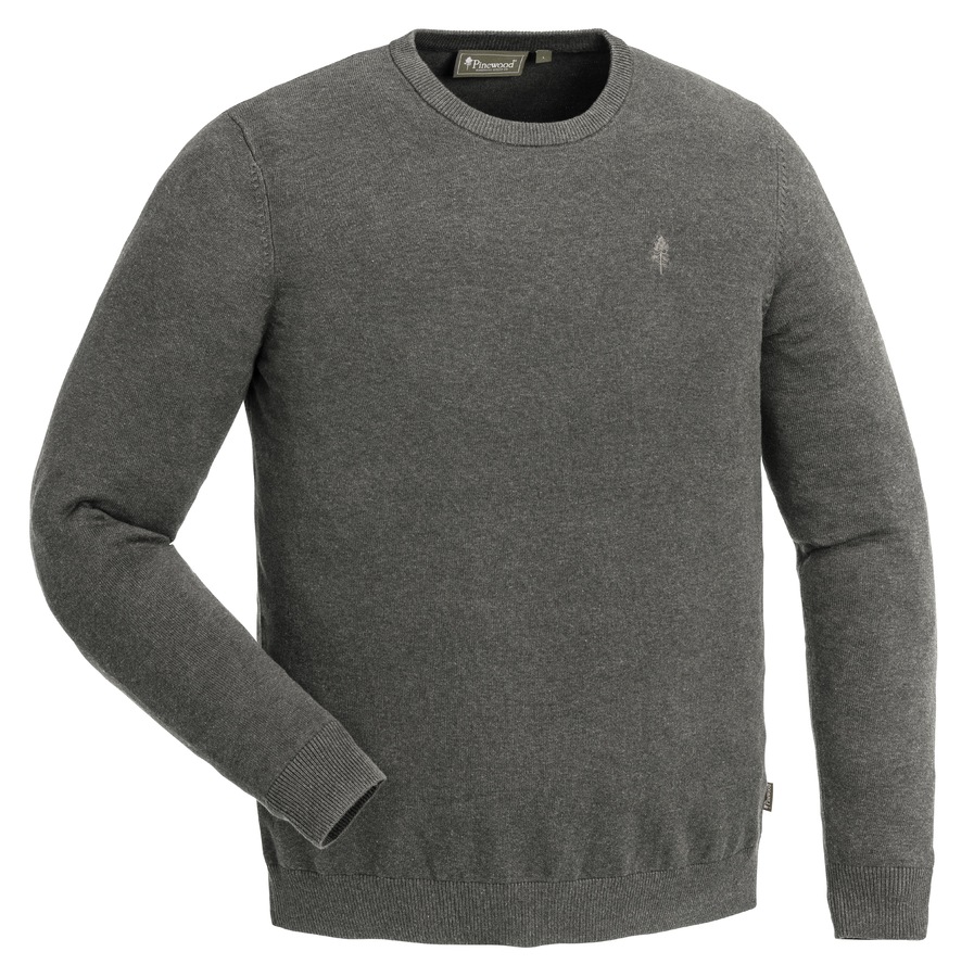 Светр Pinewood Värnamo Crewneck Knit  Sweater Grey Mel 