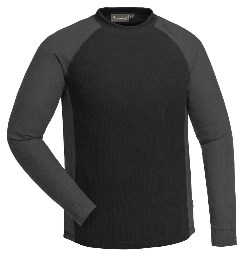 Комплект термобілизни Pinewood Finnveden BASE LAYER M Black/D.Grey . Фото 2