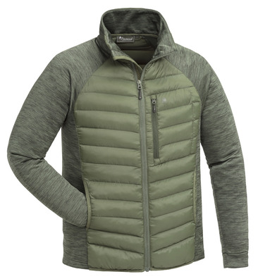 Флісова куртка Pinewood Abisko Hybrid POWER FLEECE JKT Clover Green/D.Green 