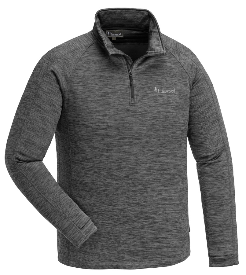 Термобілизна (верх) Pinewood Abisko Midlayer HALF ZIP D.Grey Mel