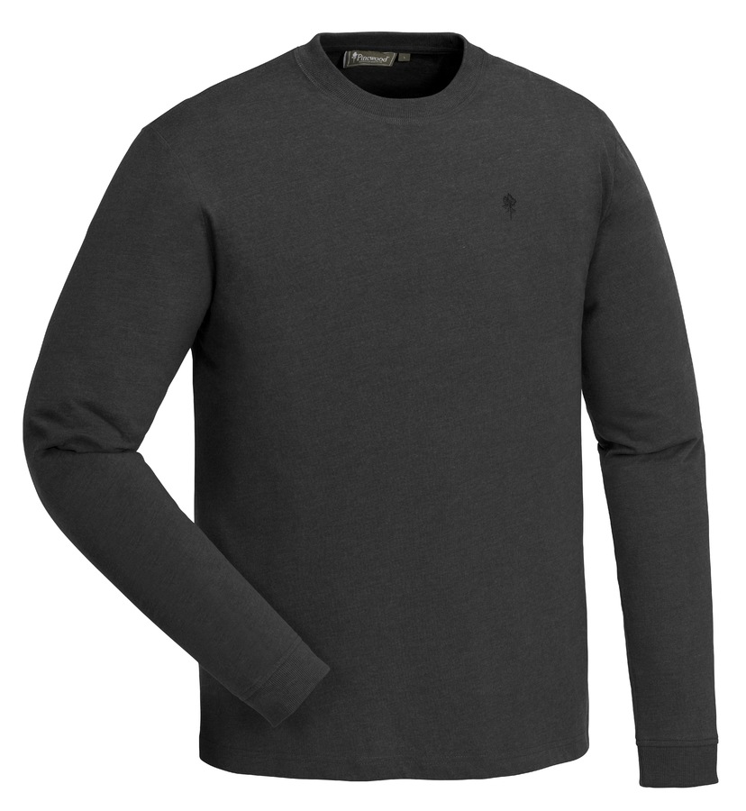 Футболка Pinewood Peached L/S T-SHIRT Smoke Black