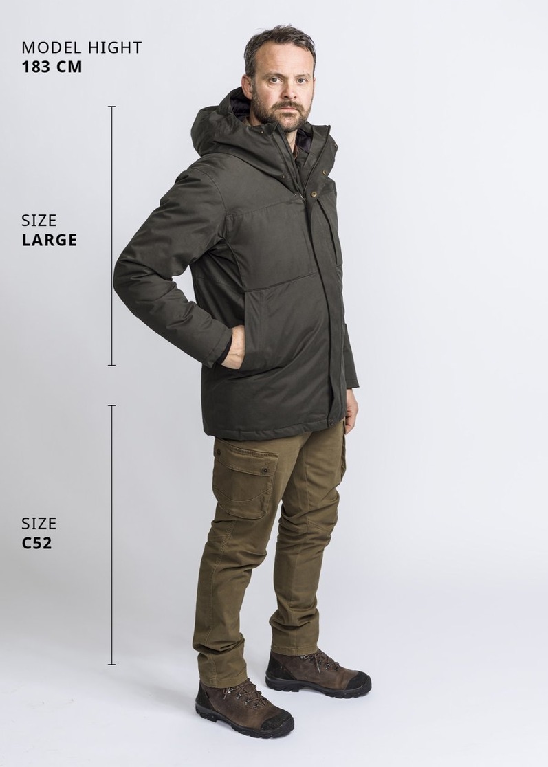  Куртка Pinewood Varnamo Padded JKT Smoke Black. Фото 3