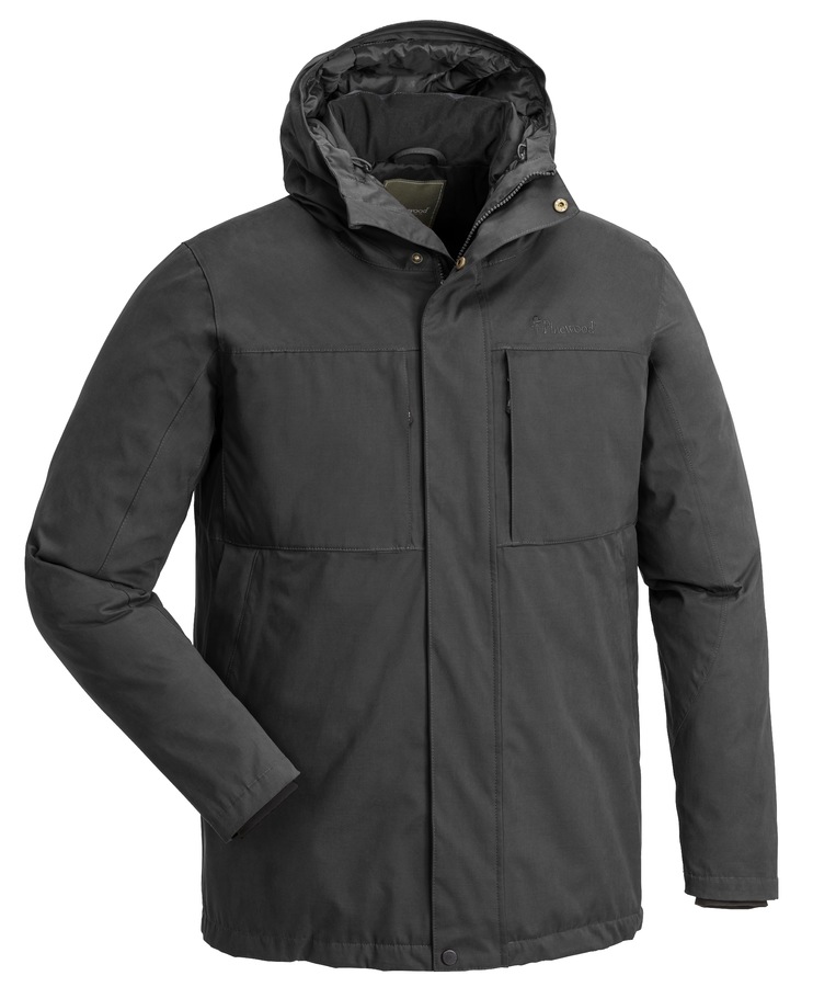  Куртка Pinewood Varnamo Padded JKT Smoke Black