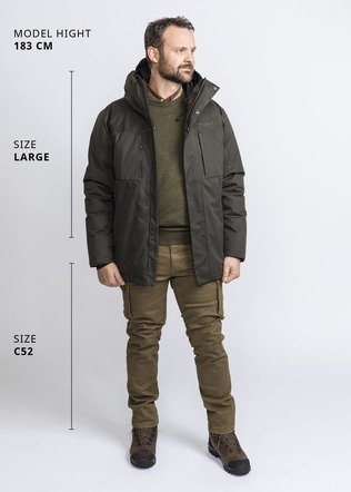  Куртка Pinewood Varnamo Padded JKT Smoke Black