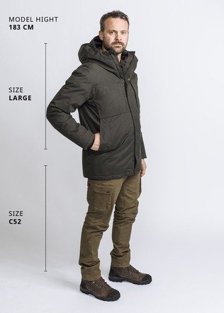  Куртка Pinewood Varnamo Padded JKT Smoke Black