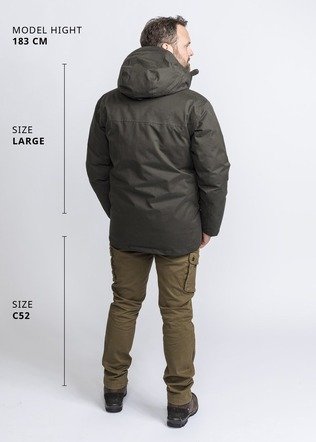  Куртка Pinewood Varnamo Padded JKT Smoke Black