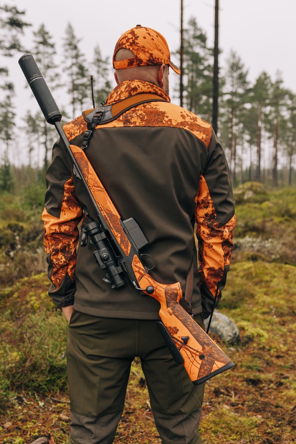 Куртка Pinewood Furudal Stretch Camo JKT SuedeBr/Strata Blaze . Фото 4