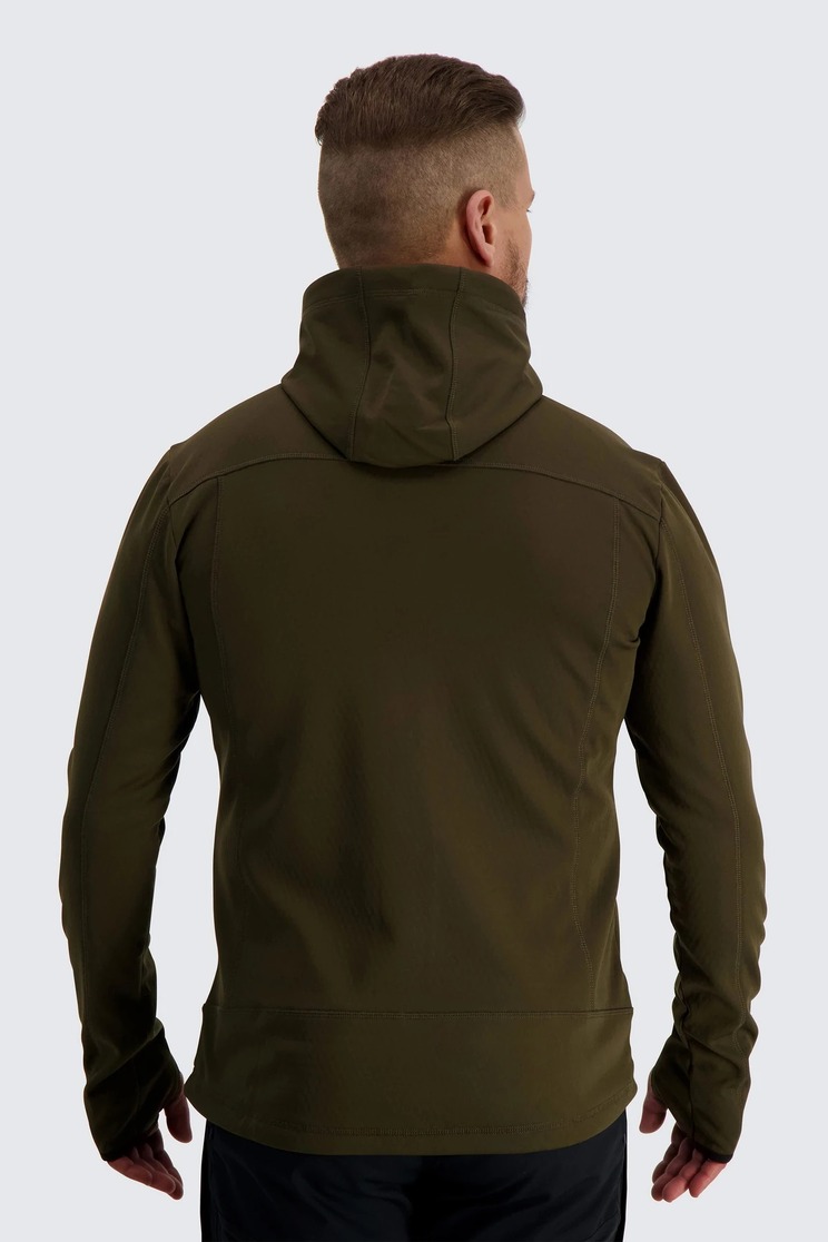 Куртка Alaska Sniper Ms P.fleece Hoodie, Moss Brown. Фото 4
