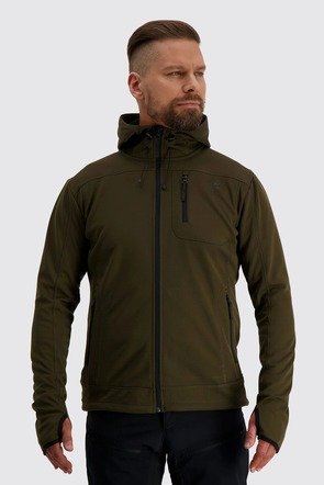Куртка Alaska Sniper Ms P.fleece Hoodie, Moss Brown