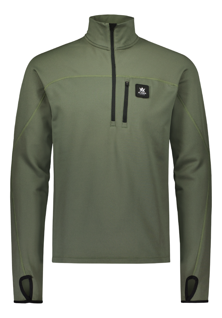  Термосветр Alaska ThermoDry Ms Half-ZipTop Pro, Olive