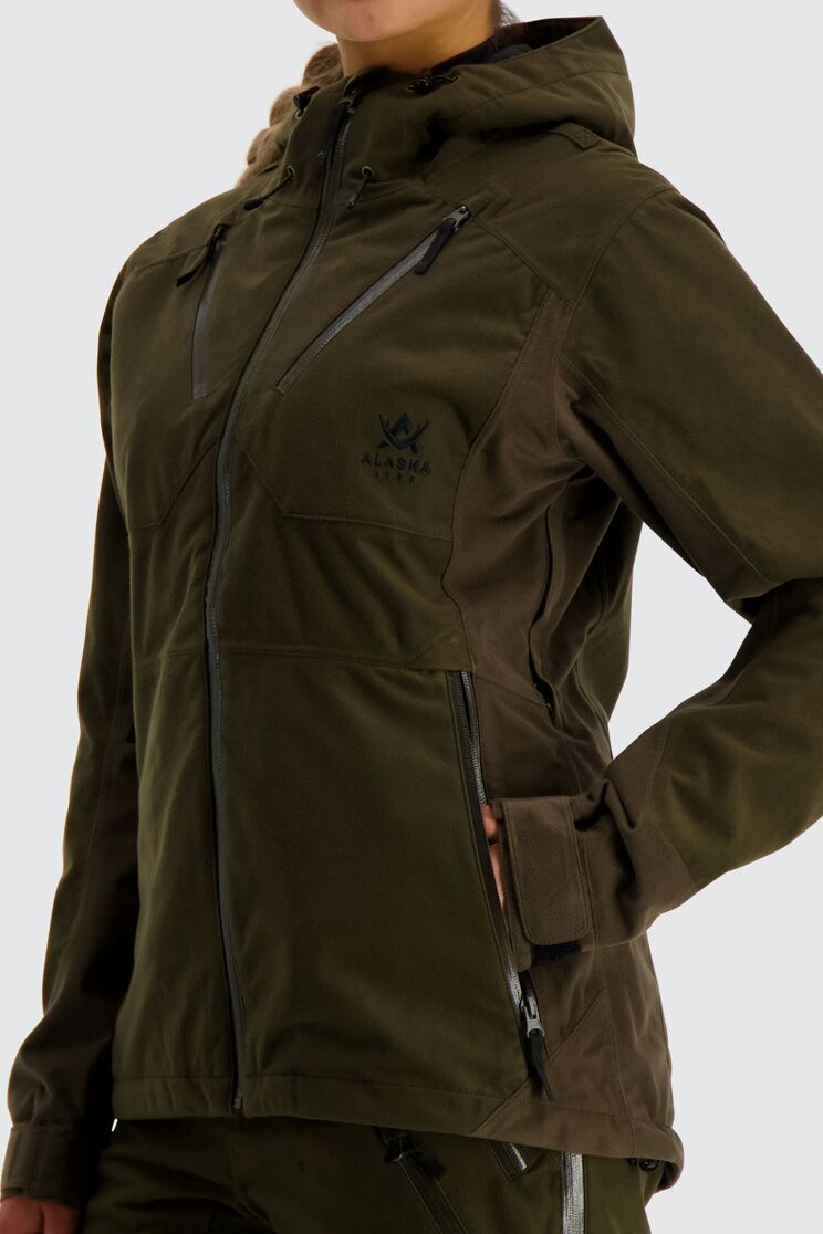 Жіноча куртка Alaska Superior II Ws Jacket, Moss Brown. Фото 3