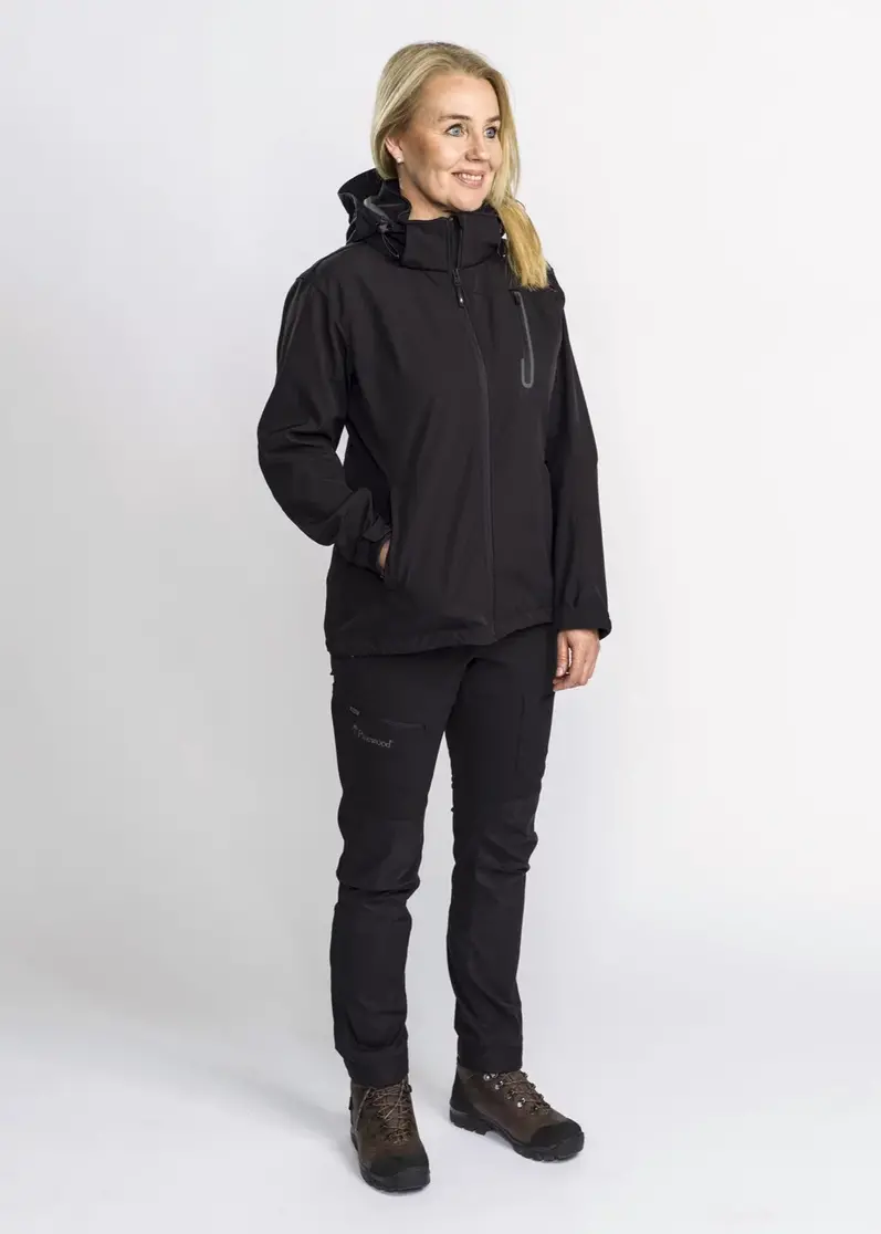   Куртка жіноча Pinewood Wilda Stretch Shell Black. Фото 3