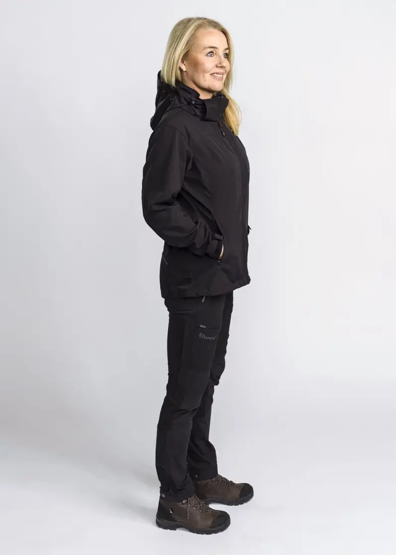   Куртка жіноча Pinewood Wilda Stretch Shell Black. Фото 4