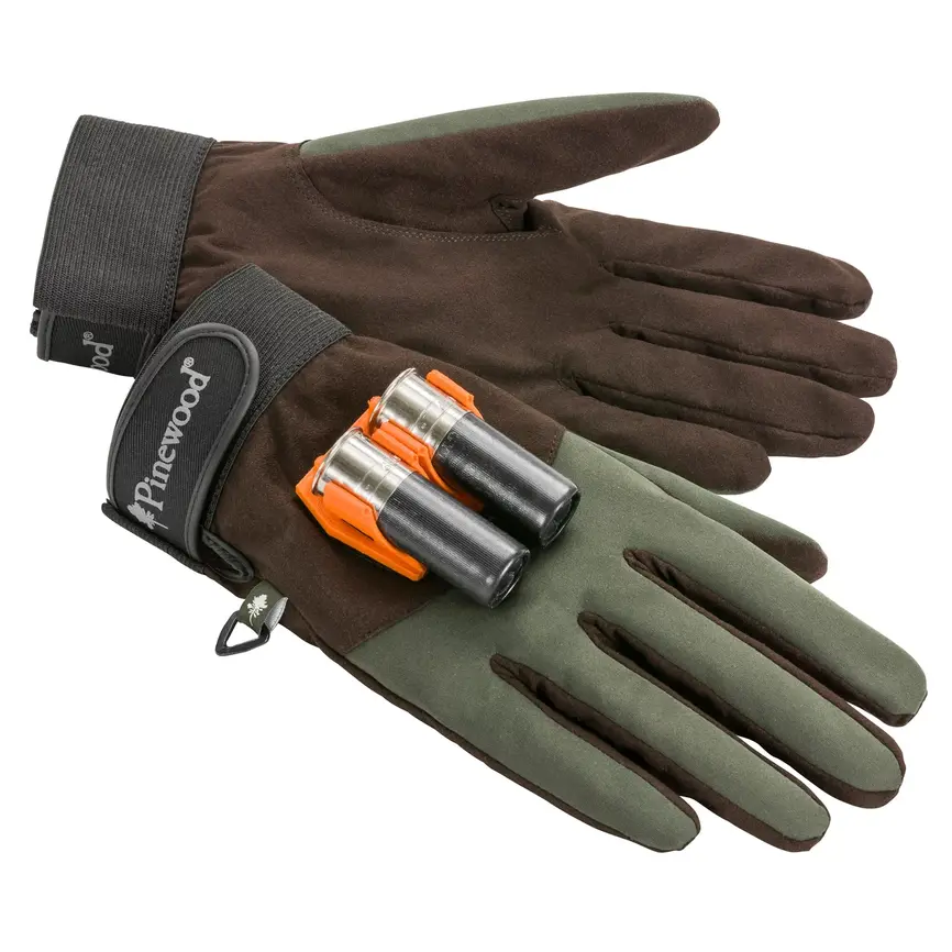 Рукавиці Pinewood Quick Reloader Mossgreen/D.Brown