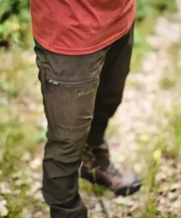 Штани чоловічі Pinewood Caribou Hunt Suede Brown/D.Olive