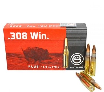 Патрон GECO кал.308 Win куля Plus маса 11 г