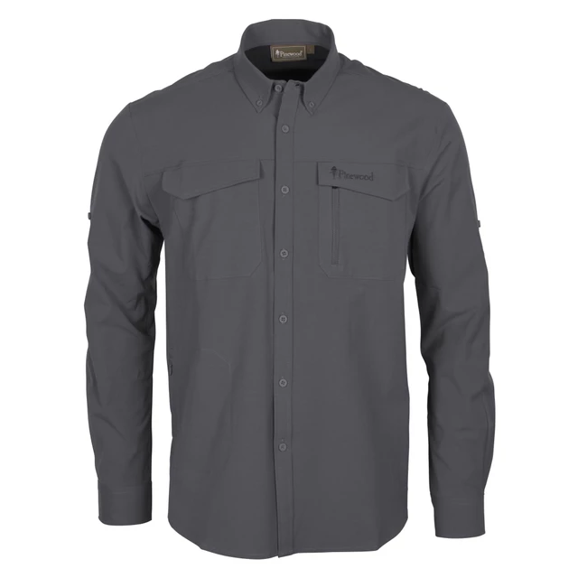 Сорочка Pinewood Everyday Travel L/S SHIRT M Ash Grey