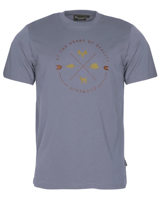Футболка Pinewood Finnveden Trail T-SHIRT M Shadow Blu 