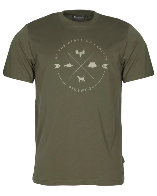 Футболка Pinewood Finnveden Trail T-SHIRT M Olive