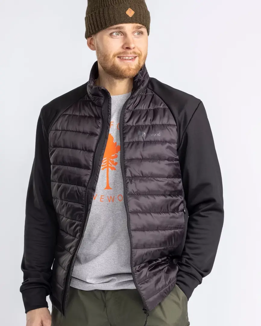 Куртка Pinewood FINNVEDEN HYBRID POWER FLEECE JACKET M’S Black. Фото 3