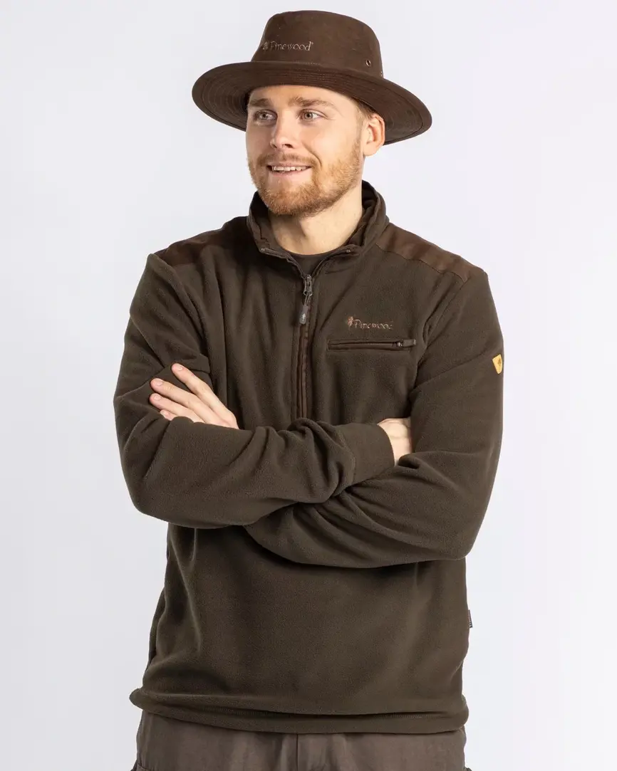 Светр Pinewood Smaland Hunters Half Zip FL SWT H.Brown