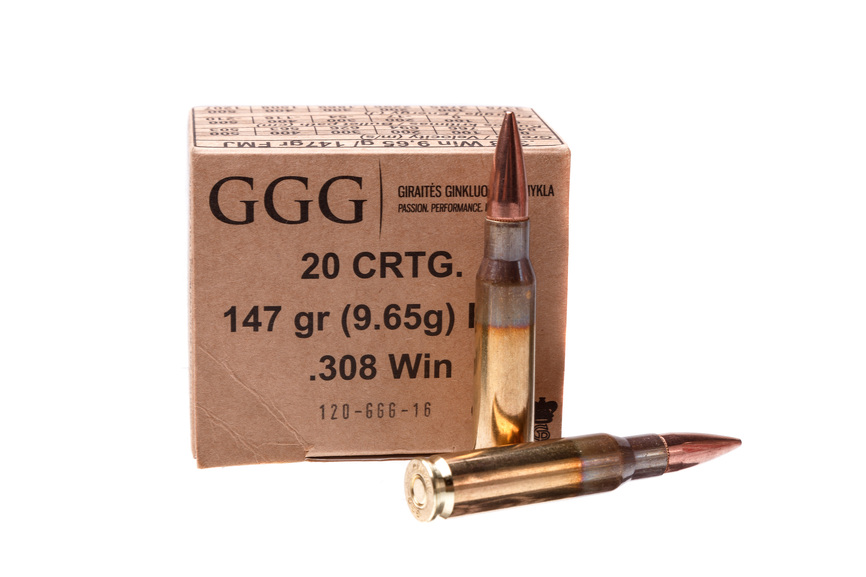  GGG кал.308Win FMJ 147gr, 9.65 г