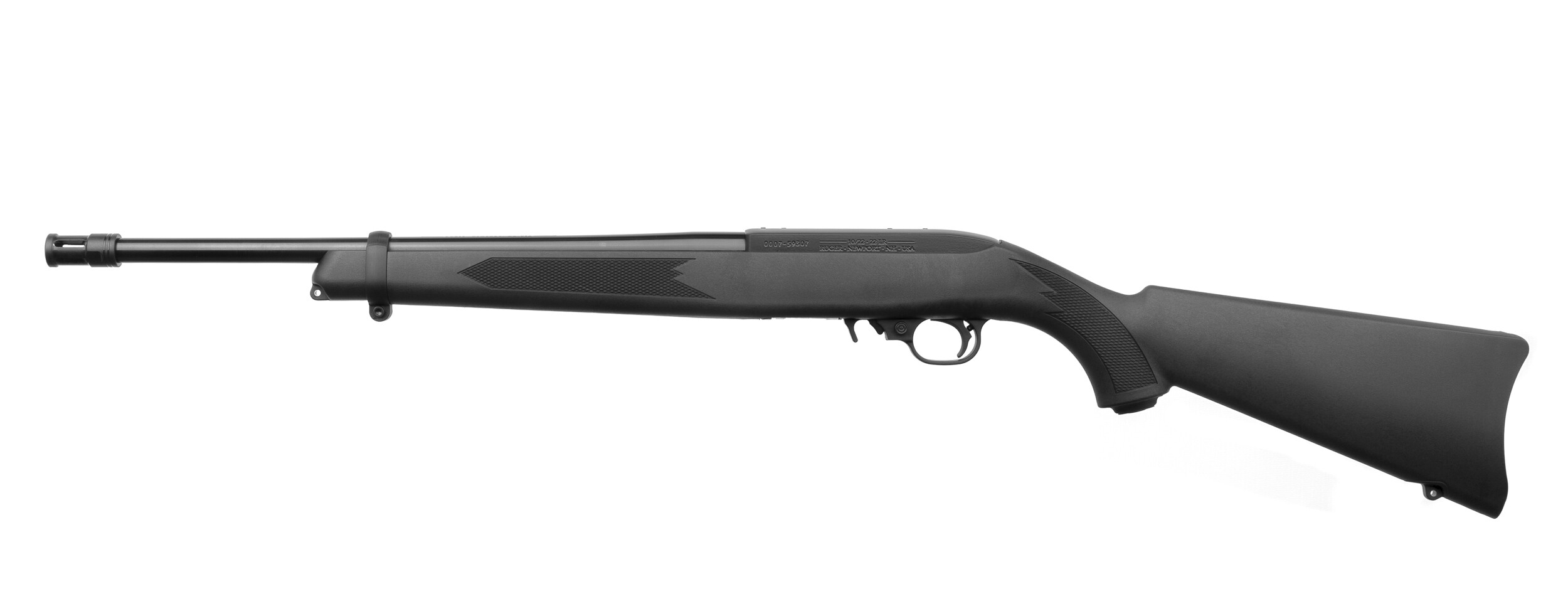 01261 Карабін мисливський RUGER "10/22-FS" Carbine 22LR Black Synthetic 16''. Фото 2