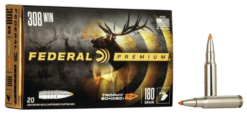 Патрон нарізний Federal Premium 308 Win Trophy Tip 11,66 г (180GR)