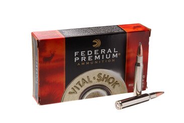 Патрон нарізний Federal V•Shok, 30-06, NOSLER PARTITION, пуля 165GR (10,69 г)