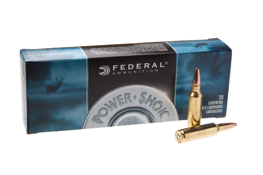 Патрон нарізний Federal, Power shok, 300WSM, куля 180 GR (11,66 г), SP 20ш/10уп.