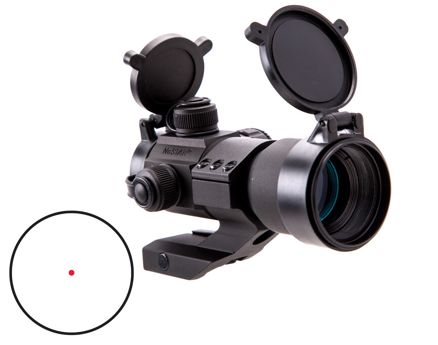 Приціл коліматора NcStar Red, Green, Blue Dot Optic Black