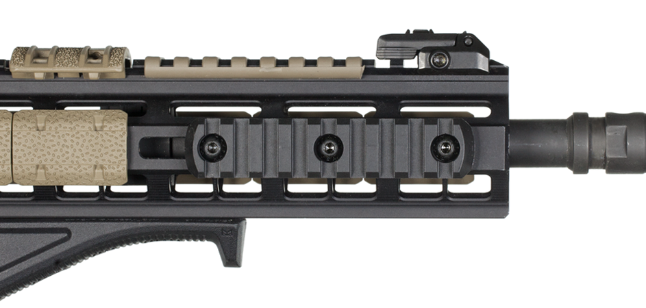 Планка Пікатінні Magpul Polymer 9 Slots M-Lok System - Black. Фото 3