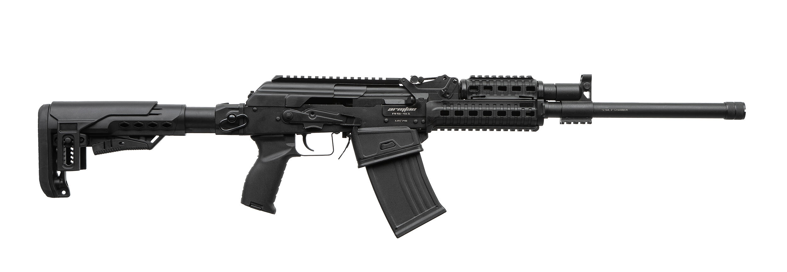 Рушниця мисливська  Armsan RS-S1 Black Telescopic 12/47 см Tactical Barrel, в кейсі