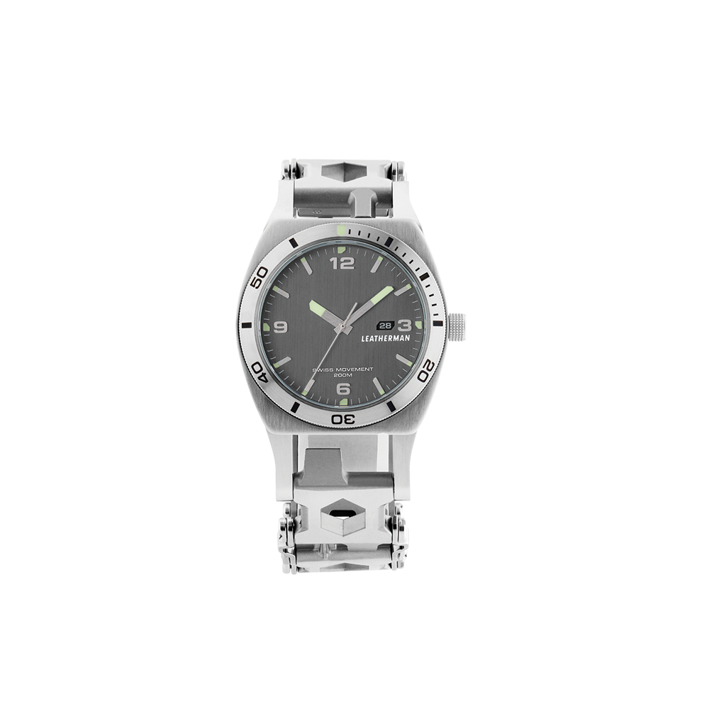 Годинник-браслет Leatherman Tread Tempo (срiбло). Фото 3