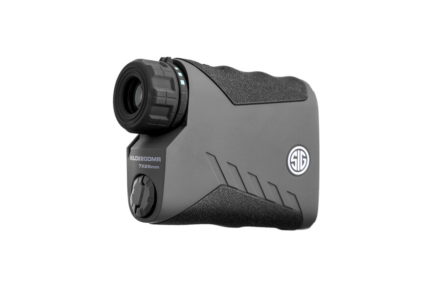 Дальномір SIG SAUER KILO2200MR LASER RANGE FINDING MONOCULAR 7X25.MILLING RETICLE.GRAPHITE.CLASS 3R. Фото 2