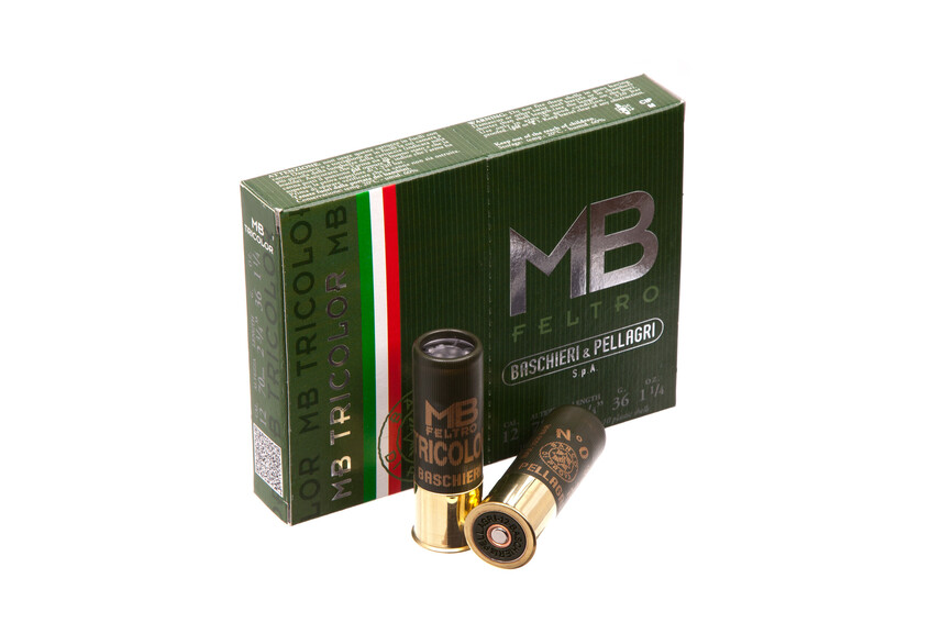 Набої мисливські B&P TRICOLOR (б / к, фетровий пиж) к.12/16/70 №2, 36 г