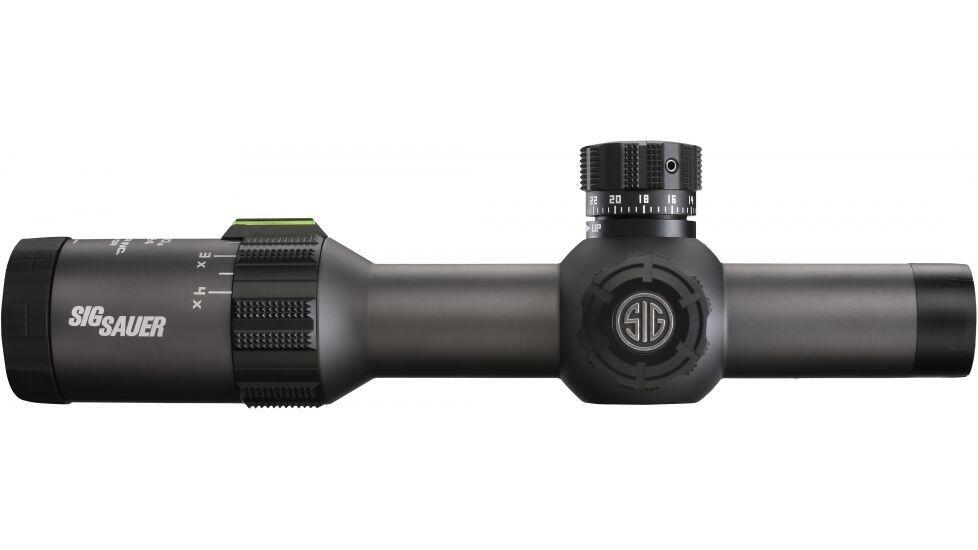Приціл оптичний Sig Optics TANGO4 1-4x24mm, 30mm, FFP, MRAD ILLUM RETICLE, 0.2 MRAD ADJ, GRAPHITE. Фото 3