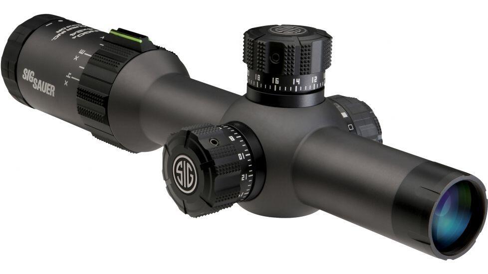 Приціл оптичний Sig Optics TANGO4 1-4x24mm, 30mm, FFP, MRAD ILLUM RETICLE, 0.2 MRAD ADJ, GRAPHITE. Фото 2
