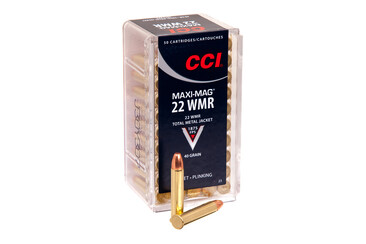 Патрон нарізний CCI 22WMR Maxi Mag TMJ 40GR (2,59 г)