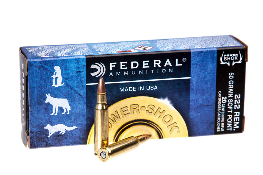 Патрон нарізний Federal Power-shok 222 Rem JSP 3,24 г (50GR)