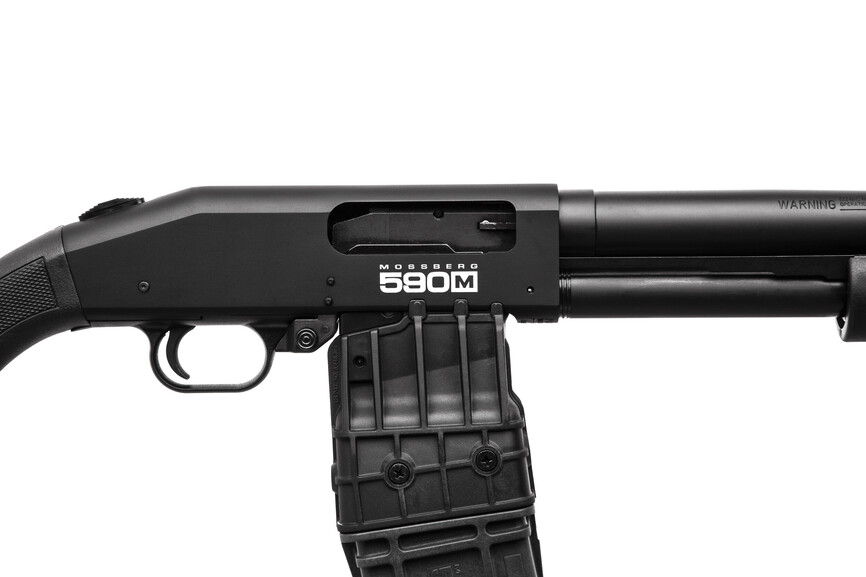 Рушниця мисливська Mossberg 590M Mag--Fed к.12 18.5" Synthetic. Фото 2